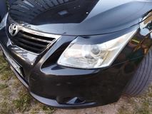 Реснички на фары для Toyota Avensis T270 2008-2011