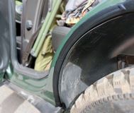 Накладки на внутренние части задних арок (2 шт.) Chevrolet Niva 2002-2008, Chevrolet Niva Bertone 2009-2019, Lada (ВАЗ) Niva 2020-,  Lada (ВАЗ) Niva Travel 2020-(со скотчем)