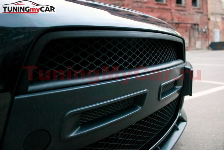 Воздуховоды (ноздри) цельные в передний бампер Mitsubishi Lancer 10 2007-2010