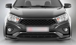 Бампер передний (тюнинг) QUASAR ROMB для Lada Vesta/Cross 2180/2181 (Седан, SW, SW Cross) 2015-2022
