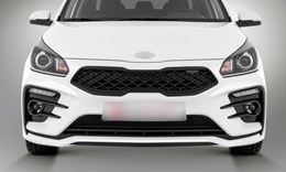 Бампер передний (тюнинг) KUDOS ROMB для Kia Rio 2017-2020