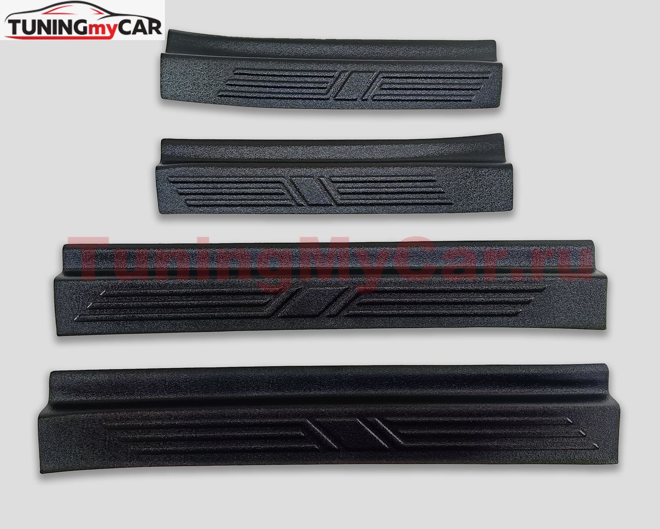 Накладки на внутренние пороги дверей для Kia Rio 3 2011-2017