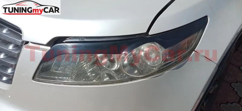 Накладки на передние фары (реснички) Infiniti FX 35 2003-2008