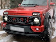 Решётка радиатора на Ниву LADA 4x4 "TITAN" (шагрень)