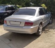 Накладки на задние фонари (реснички) для Hyundai Sonata IV (EF) 2001-2012 (рестайлинг)