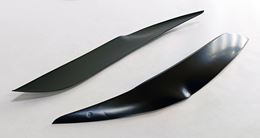 Реснички на фары для Toyota Corolla Axio E140 2006-2008 / Corolla Fielder NZE141 2006-2012