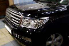 Накладки на фары (реснички) Toyota LAND CRUISER 200 2007-2012 дорестайлинг