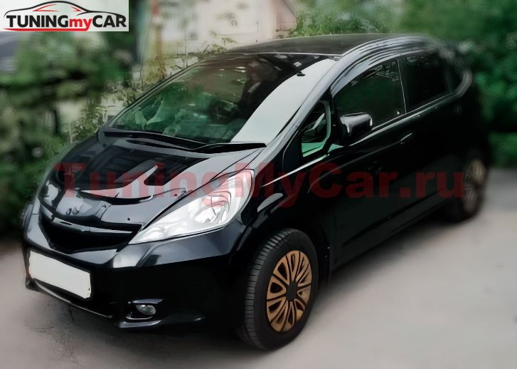 Реснички на фары HONDA FIT 2010-2013 рестайлинг (GP1, GE6, GE7, GE8, GE9)