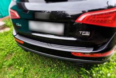 Накладка на задний бампер для Audi Q5 2008-2012