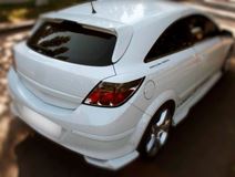 Реснички на фары для Opel Astra H хэтч. 3 двери. задние
