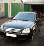 Решетка радиатора 2 полосы ХРОМ для LADA Priora 2170 2007-2018