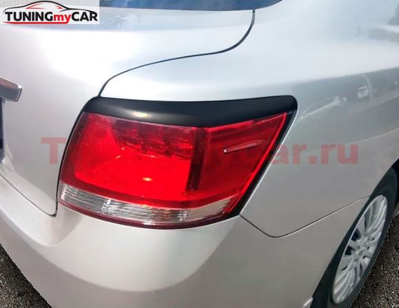 Реснички на задние фонари со скотчем для Toyota Alion T260 2016-2021