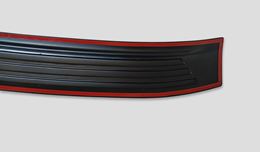 Накладка на задний бампер со скотчем для Kia Rio 3, Hatchback, 2011 - 2015