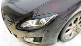 Накладки на фары (реснички) для Mazda 6 2007-2012 г.в.
