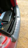 Накладка на порожек багажника со скотчем для Renault Sandero Stepway 2009-2013