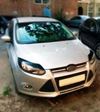 Реснички на фары для Ford Focus 3 (2011-2015) var№1 широкие