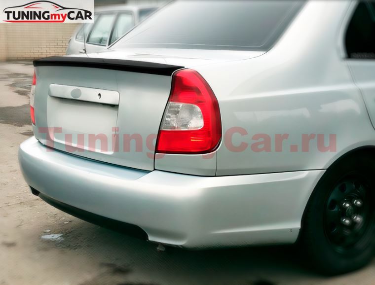 Спойлер сабля на Hyundai Accent