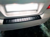 Накладка на задний бампер  для Chevrolet Aveo (седан) 2007-2012, Ravon Nexia R3