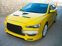 ПОДИУМ НОМЕРА шагрень в стиле ЭВО для Mitsubishi Lancer 10 2007-2010 дорестайлинг