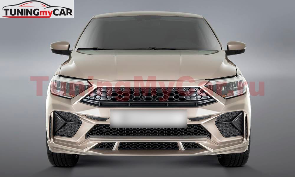 Бампер передний REBOOT для Volkswagen POLO 2020+