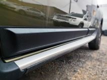 Защитные накладки на двери (молдинги дверей) УЗКИЕ (со скотчем) для Renaul Duster I 2010-2021 