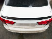 Дефлектор-спойлер багажника для Kia Rio 3 2011-2015 седан дорестайлинг