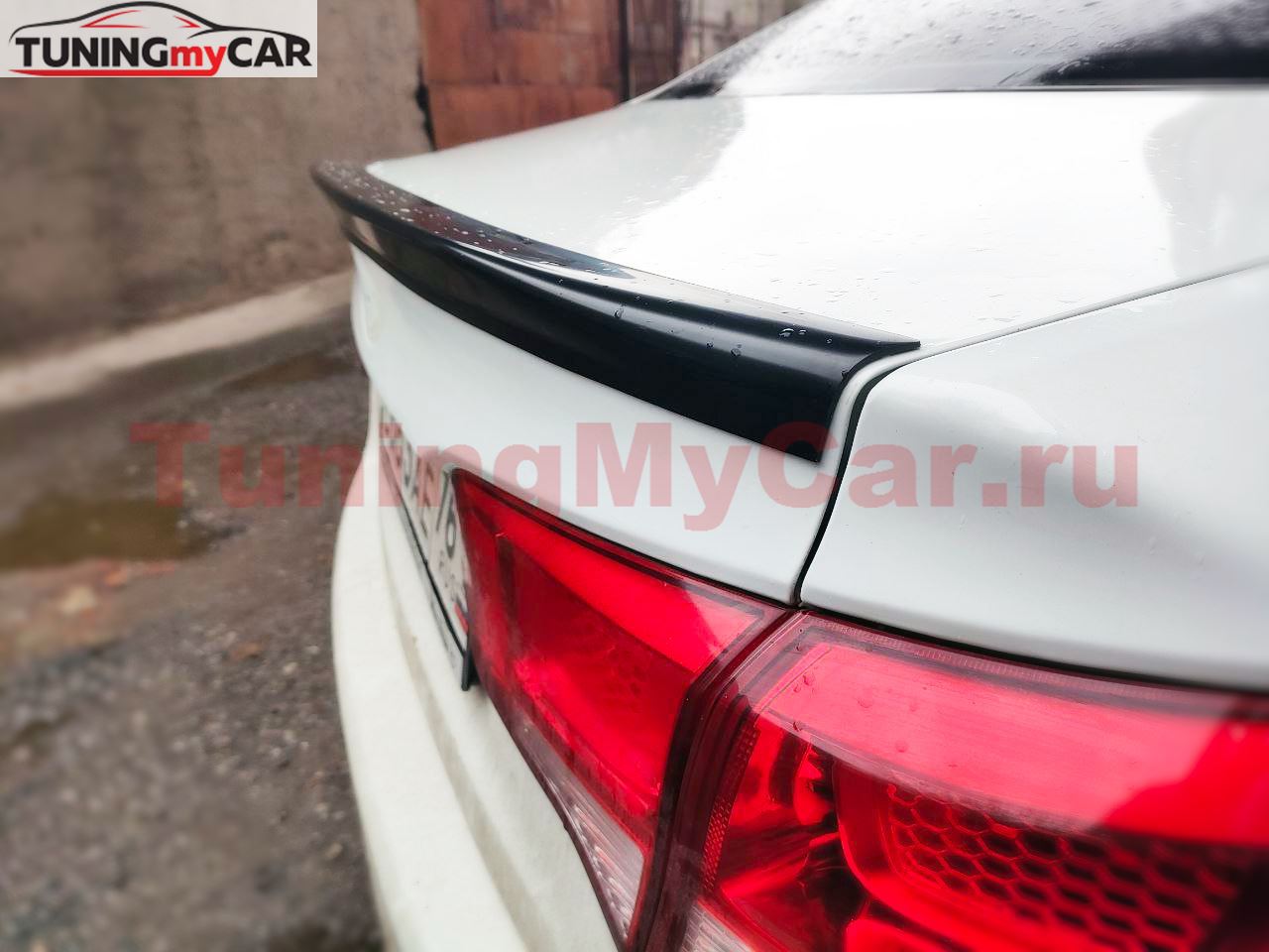 Дефлектор-спойлер багажника для Kia Rio 3 2011-2015 седан дорестайлинг