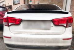 Дефлектор-спойлер багажника для Kia Rio 3 2011-2015 седан дорестайлинг