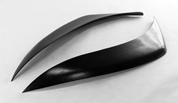 Реснички на фары для Toyota Corolla 2010-2013