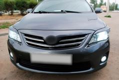 Реснички на фары для Toyota Corolla 2010-2013