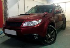 Реснички на фары для Subaru Forester 2007-2013