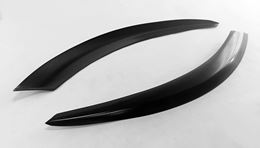 Накладки на фары (реснички) для Nissan Qashqai 2013-2017