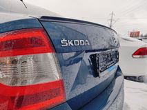 Лип спойлер для Skoda Rapid 2012-2017