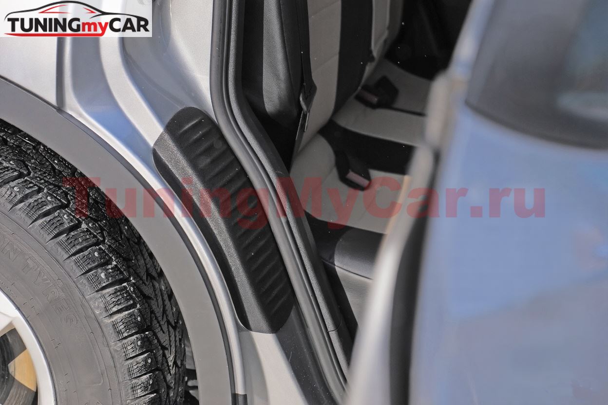 Накладки на внутренние части задних арок без скотча для Nissan Qashqai 2006-2010