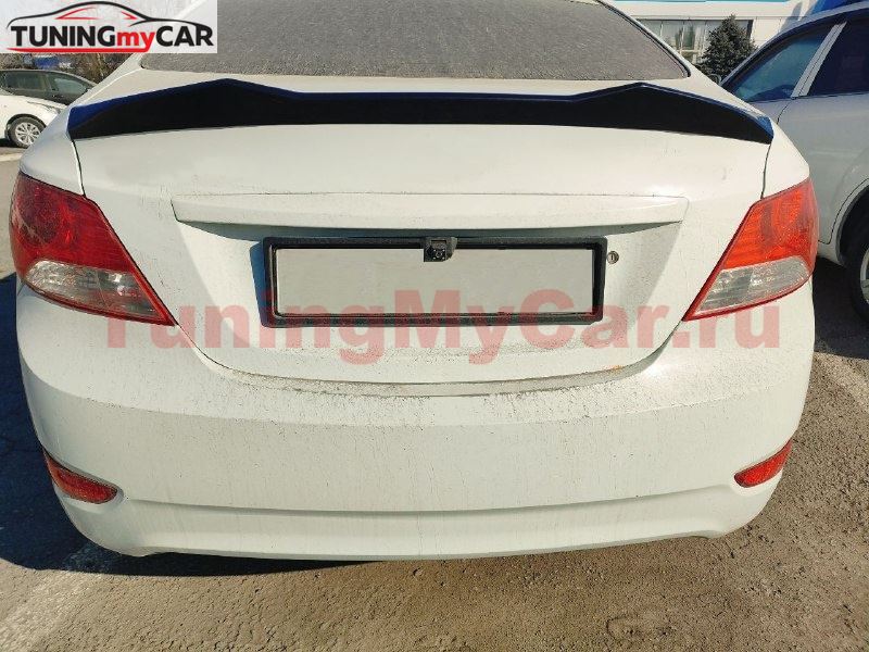 Лип-спойлер для Hyundai Solaris 2010-2014 M4-Style var. 2