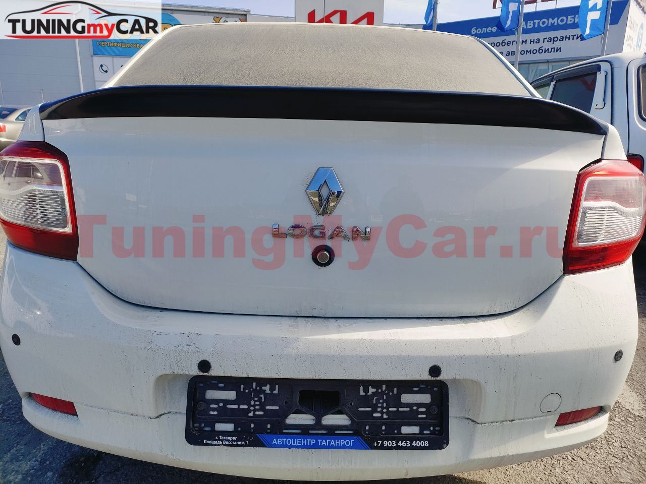 Лип-спойлер для  Renault Logan II 2013-2018