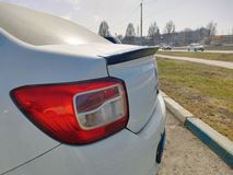 Лип-спойлер для  Renault Logan II 2013-2018