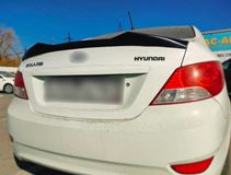 Лип-спойлер для Hyundai Solaris 2010-2014 M4-Style