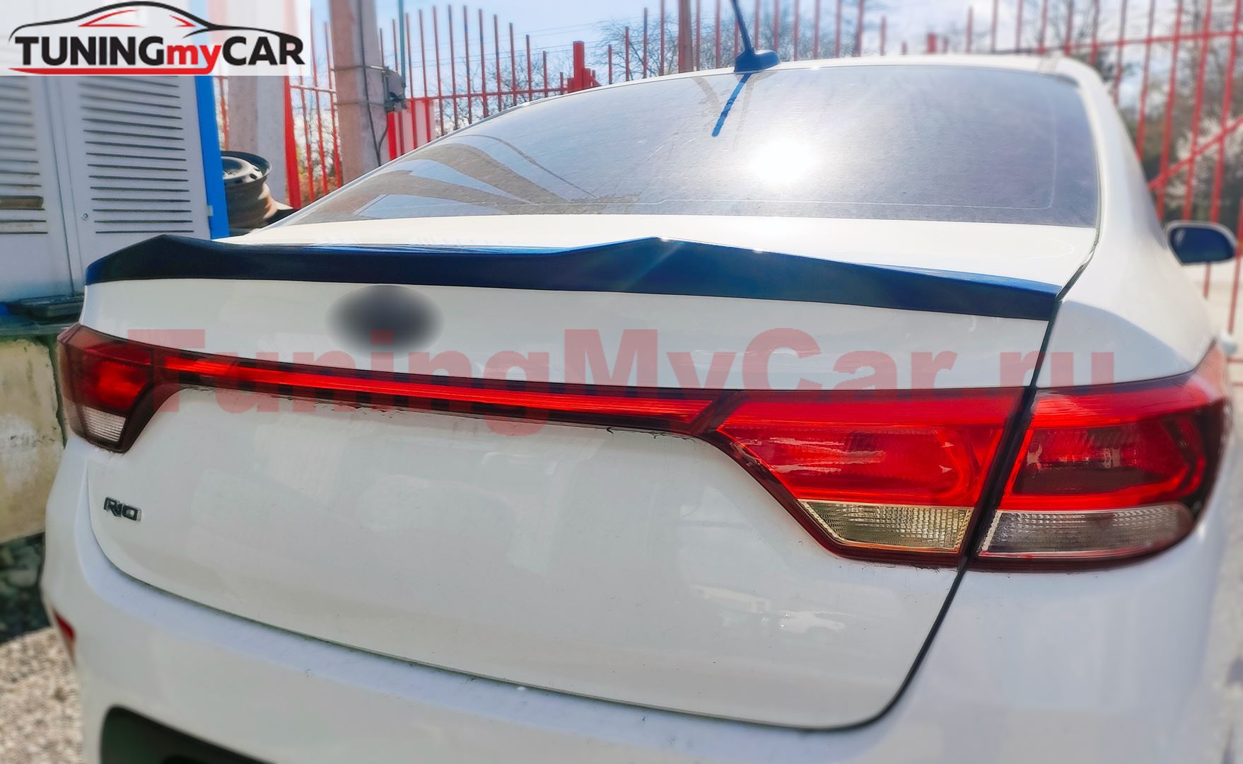 Лип-спойлер для Kia Rio IV 2016-2020 M4 Style v.2