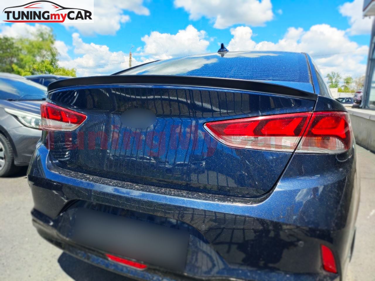Лип-спойлер для Hyundai Sonata VII Рестайлинг 2017-2020