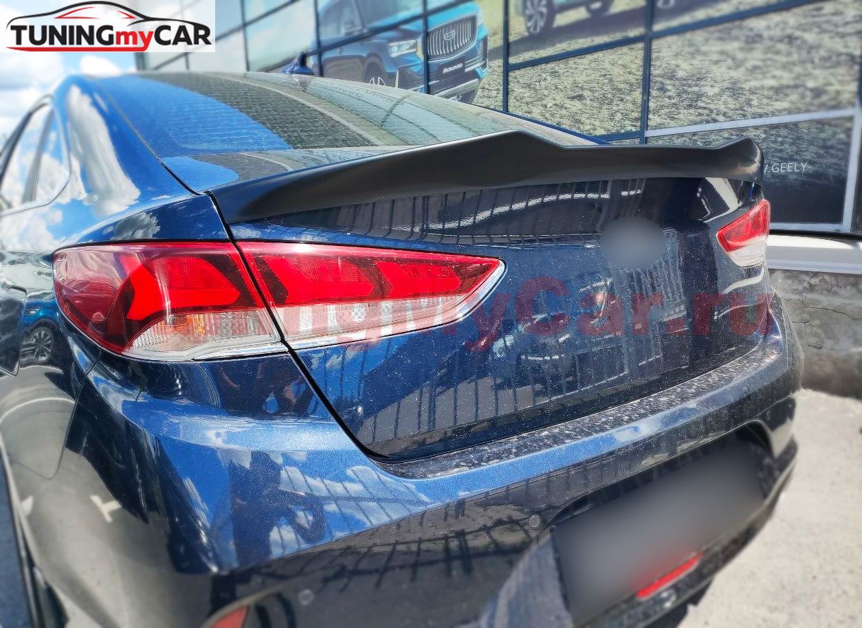 Лип-спойлер для Hyundai Sonata VII Рестайлинг 2017-2020 M4-Style