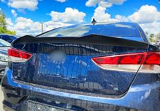 Лип-спойлер для Hyundai Sonata VII Рестайлинг 2017-2020 M4-Style