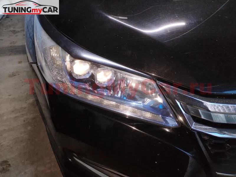 Накладки на фары (реснички) для Honda Accord 2013-