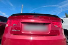 Лип-спойлер для Kia Cerato 2 2008-2013