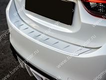 Защитная накладка заднего бампера для Mazda 6 2013- под покраску