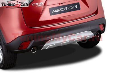 Диффузор заднего бампера для Mazda CX-5 2011-2015