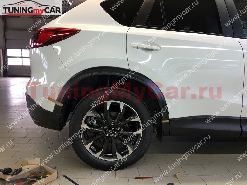 Расширители колесных арок для Mazda CX-5 (под покраску)
