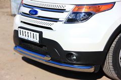 Защита переднего бампера D76 (секции) D63 (дуга) для Ford Explorer V 2012-