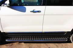 Пороги труба D42 с листом для Ford Explorer V 2012-