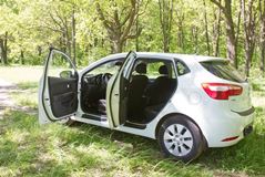 Накладки на внутренние пороги дверей для Kia Rio 3 2011-2017